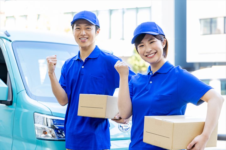 《北区》週払いOK・1.5ｔ車での企業への電気機器配送ドライバー！（土日祝休み・高時給）